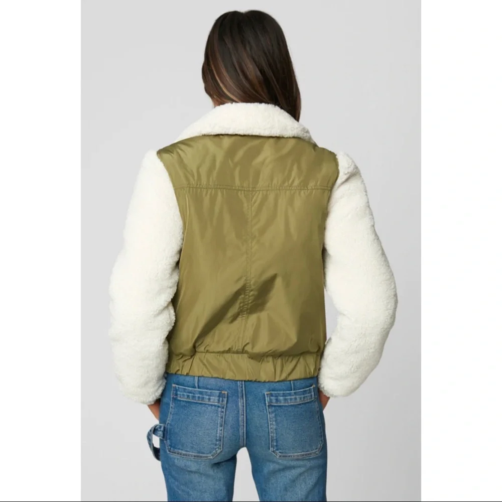 BLANK NYC Bomber Style Sherpa Jacket - Picture 4 of 10